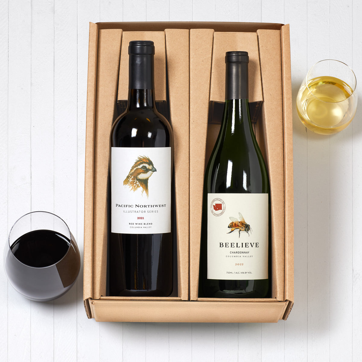 Red Blend & White Wine Box – Chukar Cherries