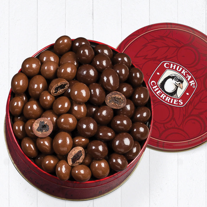 Milk & Dark Chocolate Classic Gift Tin – Chukar Cherries