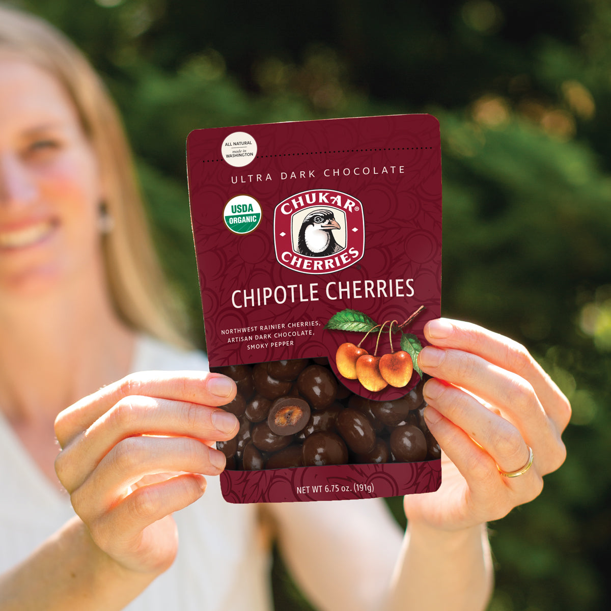 ORGANIC Chocolate Chipotle Cherries
