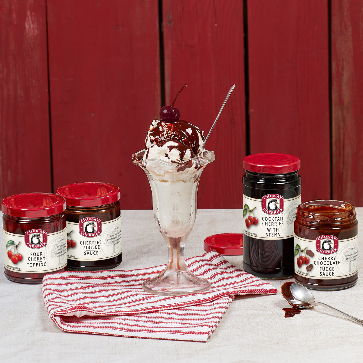 Cherry Chocolate Fudge Sauce