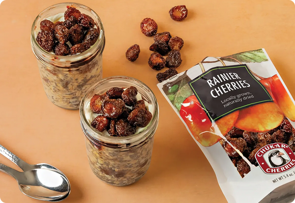 Rainier Cherry Overnight Oats