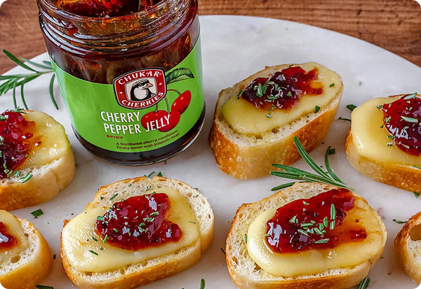 Cherry Pepper Jelly Crostini