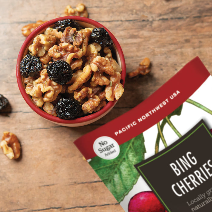 Rosemary Cherry Savory Snack Mix