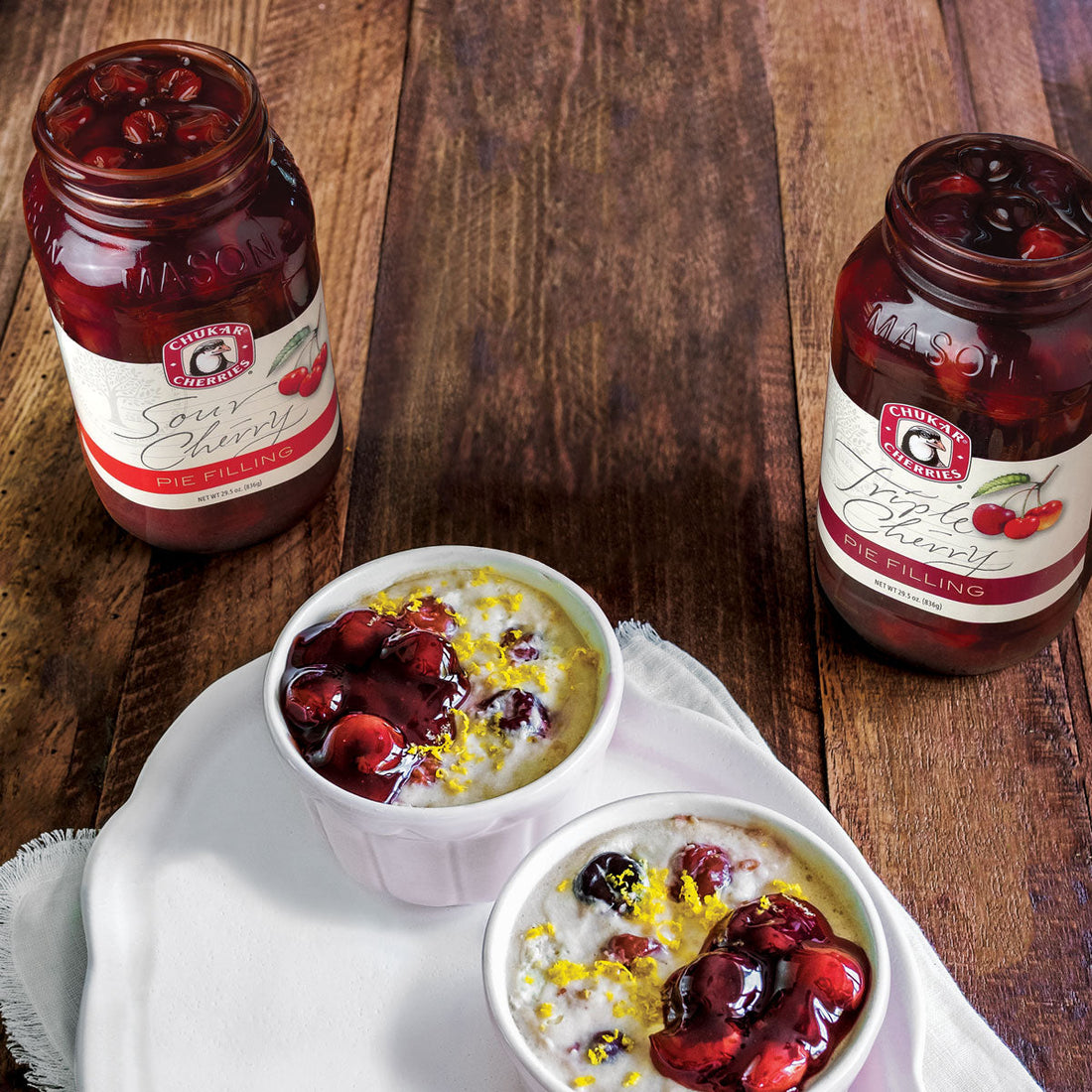 Northwest Cherry Custard