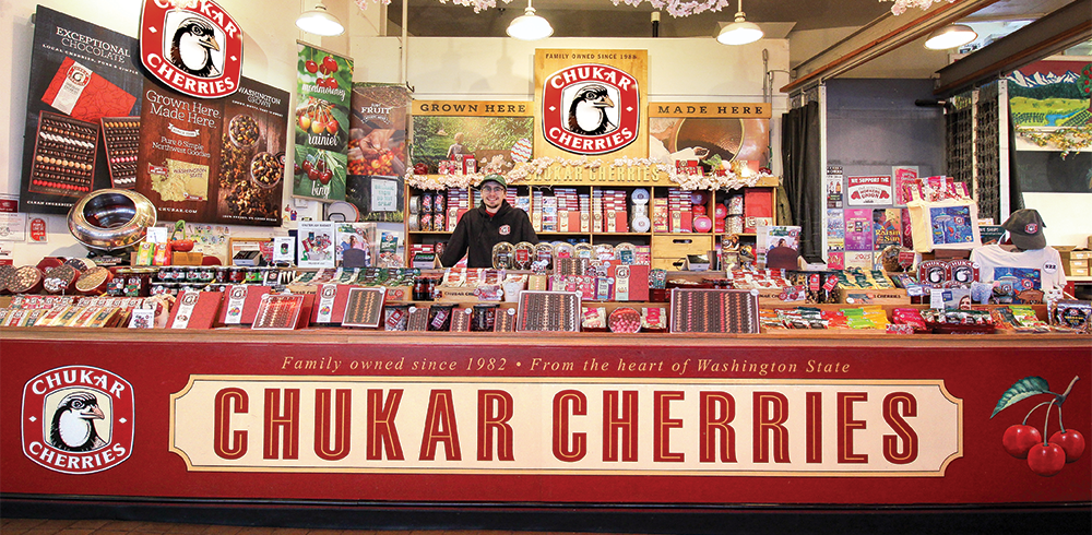 The History of Chukar Cherries at Pike Place Market