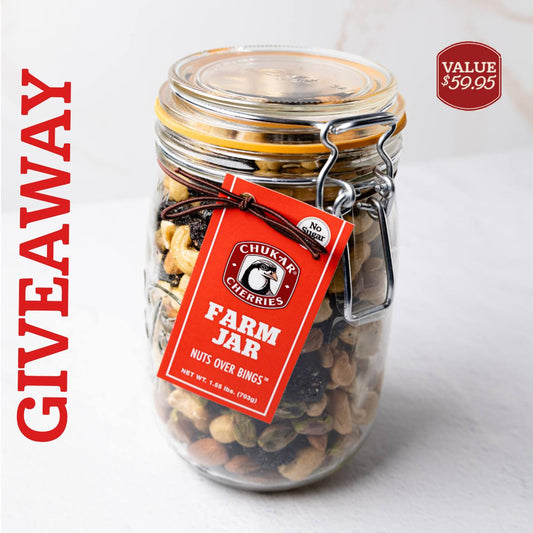 New Social Media Contest: Win a Triple Cherry Nut Farm Jar!