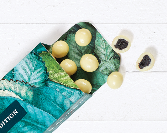 They're Back! White Chocolate Blueberries