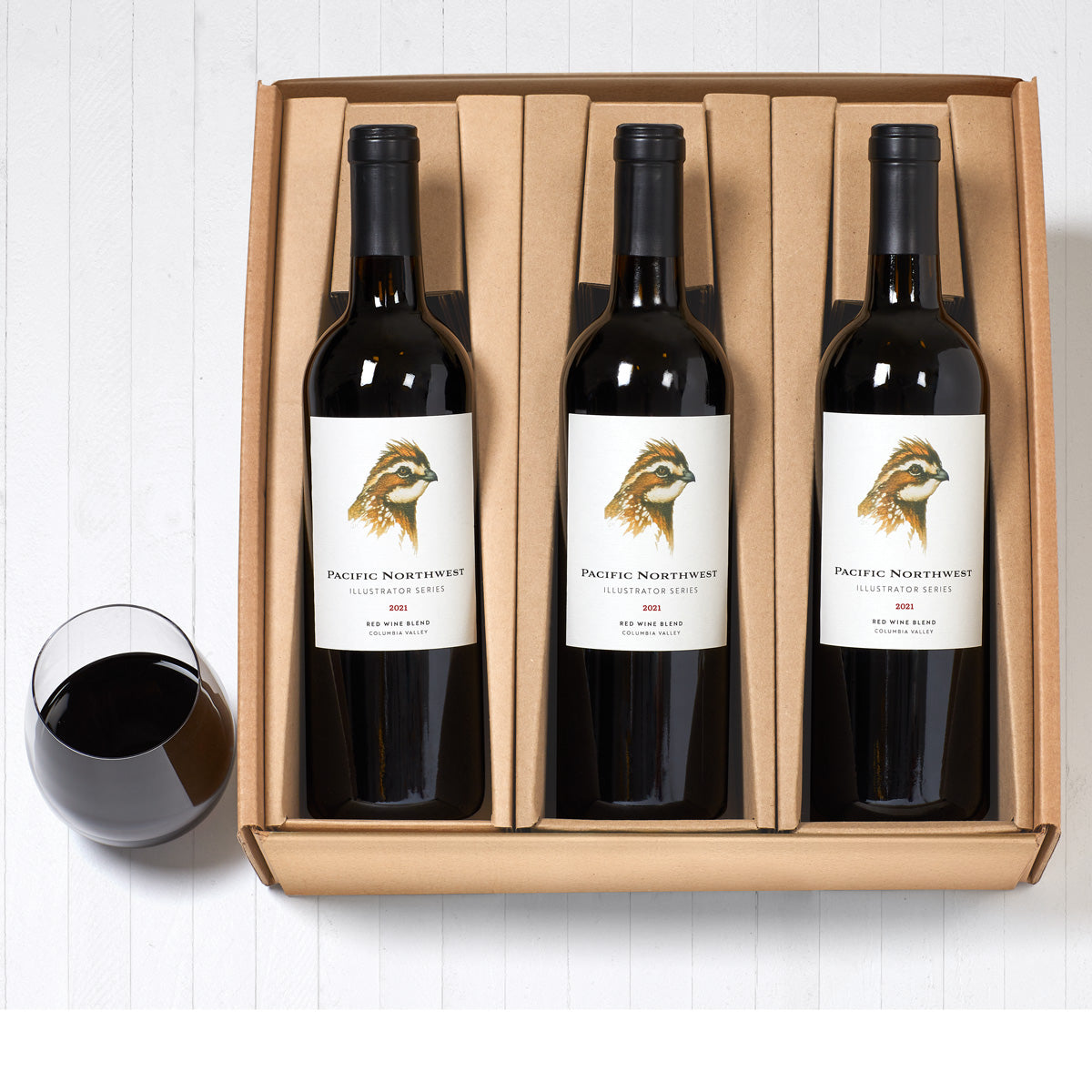 3 bottles of Chukar Red Blend Wine