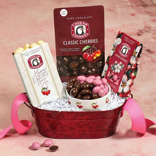Cherry Valentine Gift Basket
