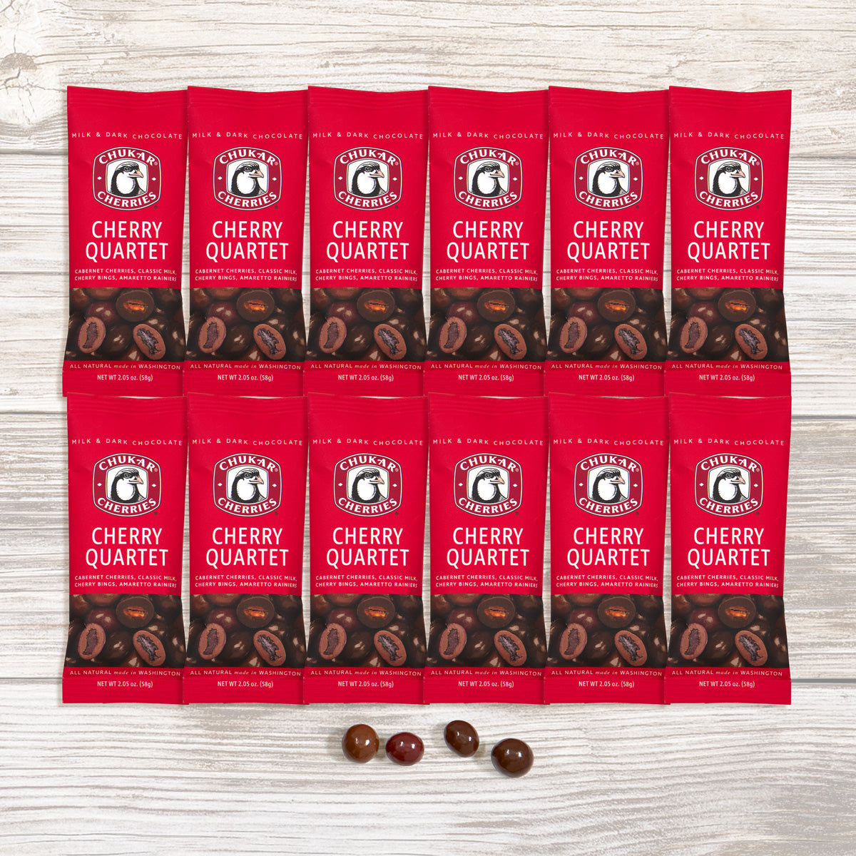 Chocolate Cherry Quartet 12 Pack