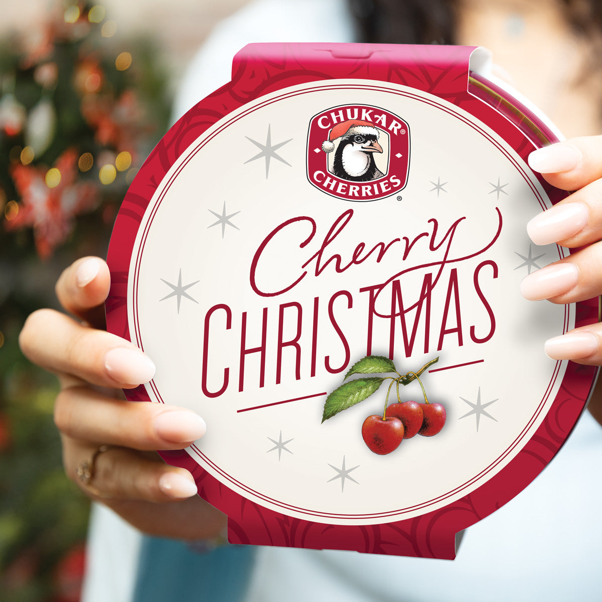Christmas Cherry Quartet Tin
