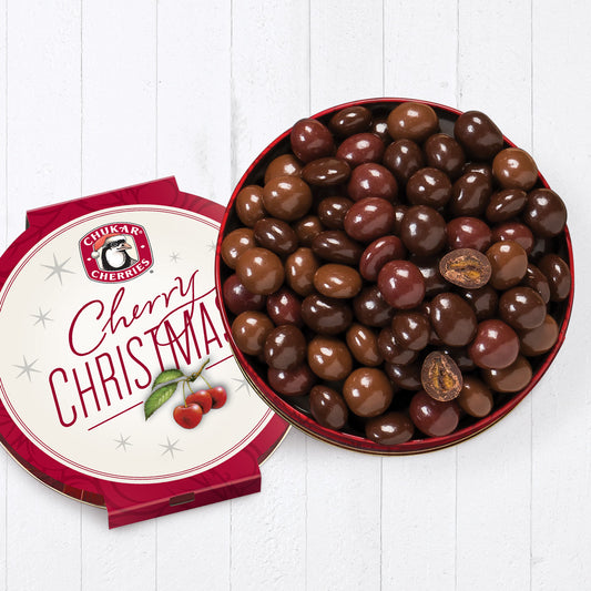 Cherry Christmas Quartet Tin