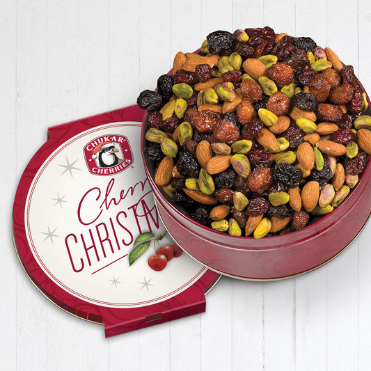 Christmas Triple Cherry Nut Tin