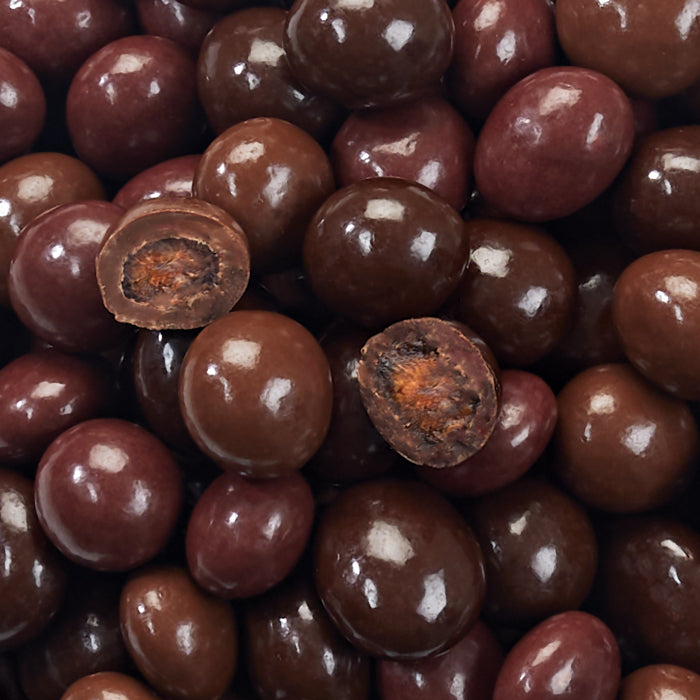 Detail view of chocolate cherry quartet
