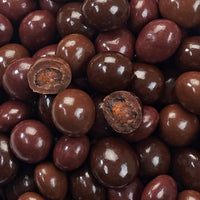 Detail view of chocolate cherry quartet