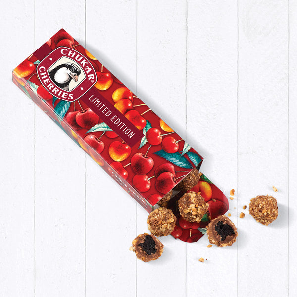 Hazelnut Covered Chocolate Cherries – Chukar Cherries