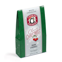 Closed box of Christmas Snow Cherries