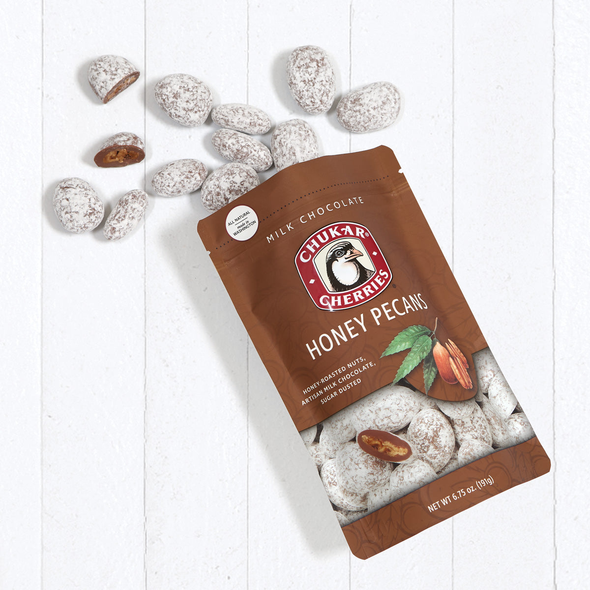 Chocolate Covered Honey Pecans – Chukar Cherries