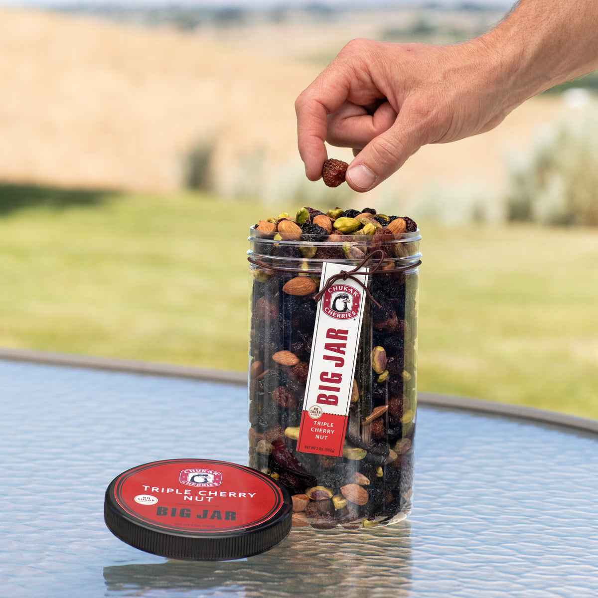 Triple Cherry Nut Snack Mix Big Jar – Chukar Cherries