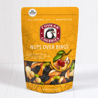 Nuts over bings dried cherry and roasted nut mix in resealable bag