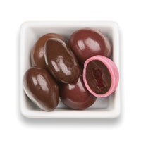 Whole cherry bings, vanilla almonds, classic milk cherry, and cut cherry blossom in bowl
