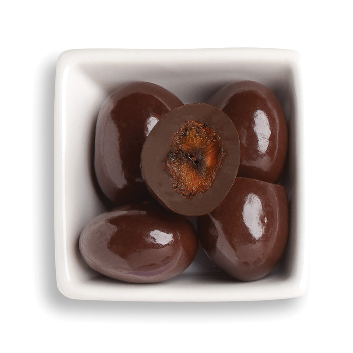 Classic dark cherries in a bowl