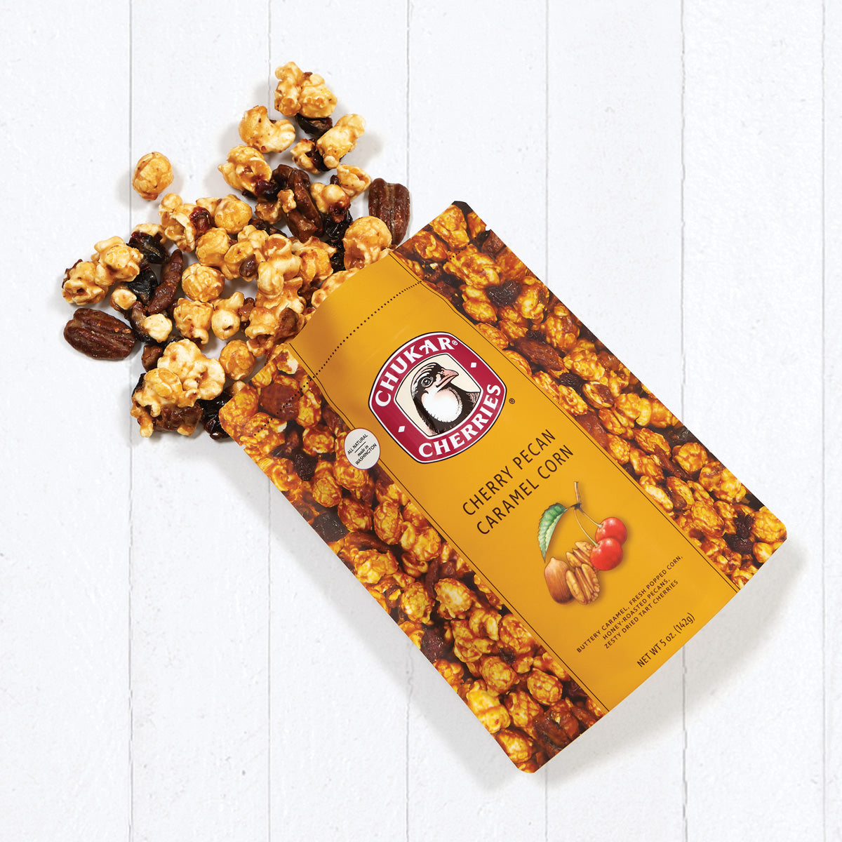 Cherry Pecan Caramel Corn Bag - Gourmet Popcorn – Chukar Cherries