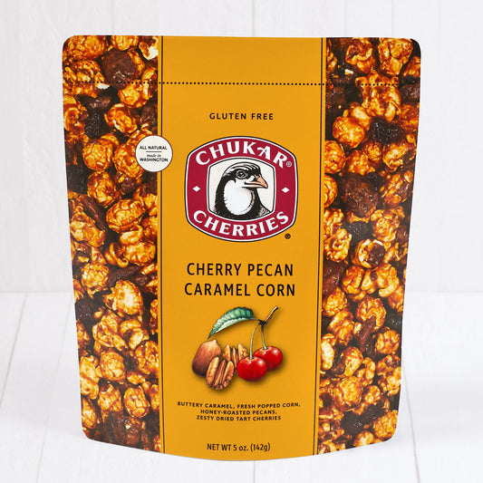 Cherry Pecan Caramel Corn Bag