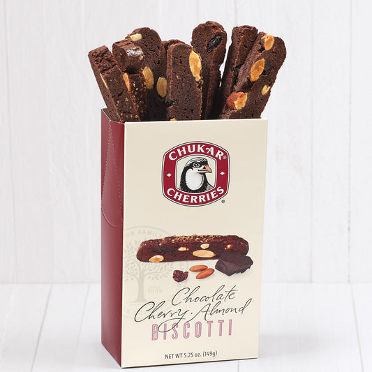 Chocolate Cherry Almond Biscotti Box