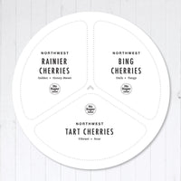 Tin map to identify contents in tin once opened.